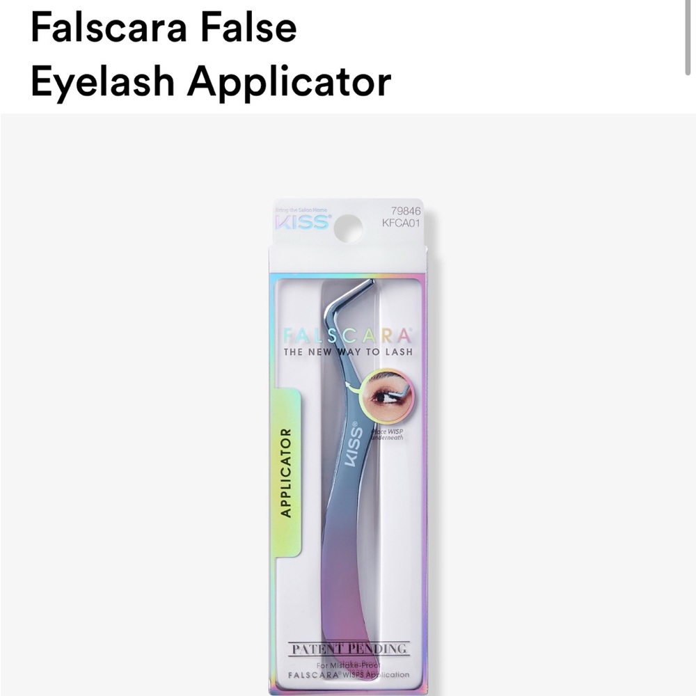 🌶️5/$16 Kiss Falscara Lash Applicator, ombré purple & blue NWT
